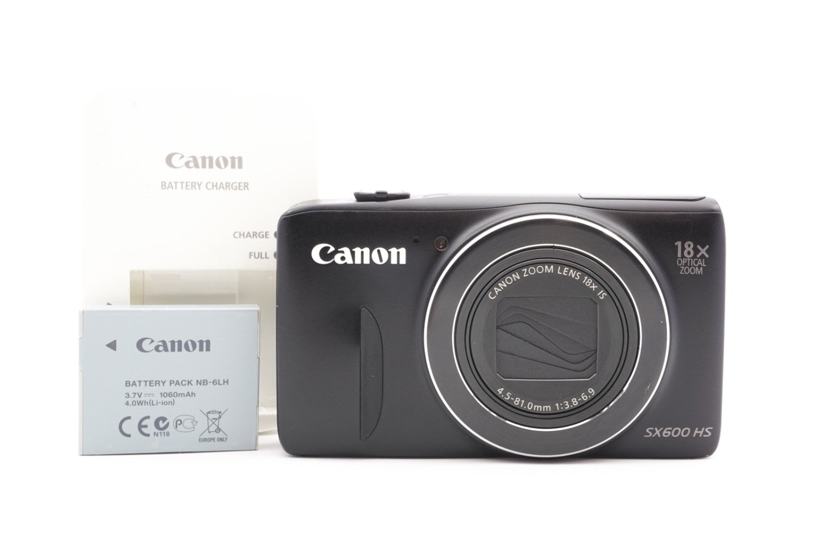 Canon PowerShot SX600 HS Digitalkamera Kompaktkamera Kamera Zoom - Refurbished