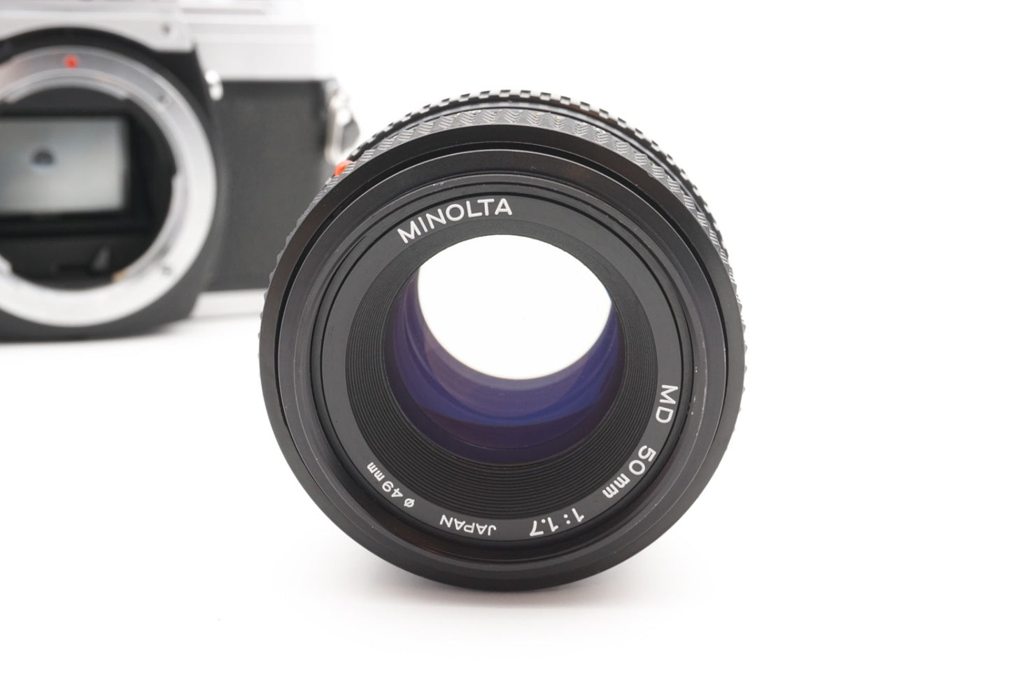 Minolta X-300 Kamera + 50mm Objektiv analoge Spiegelreflexkamera SLR - Gewartet