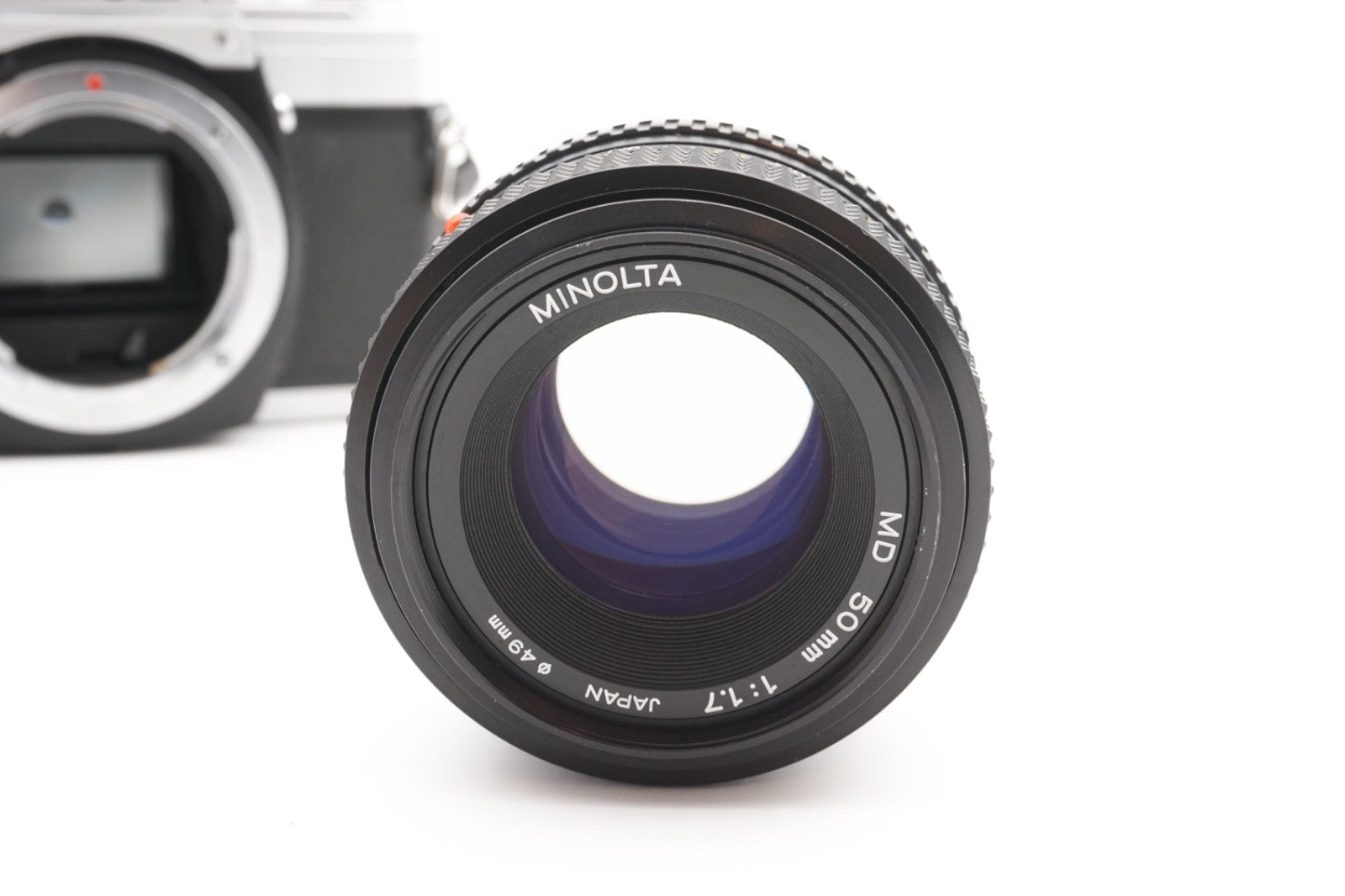 Minolta X-300 Kamera + 50mm Objektiv analoge Spiegelreflexkamera SLR - Gewartet