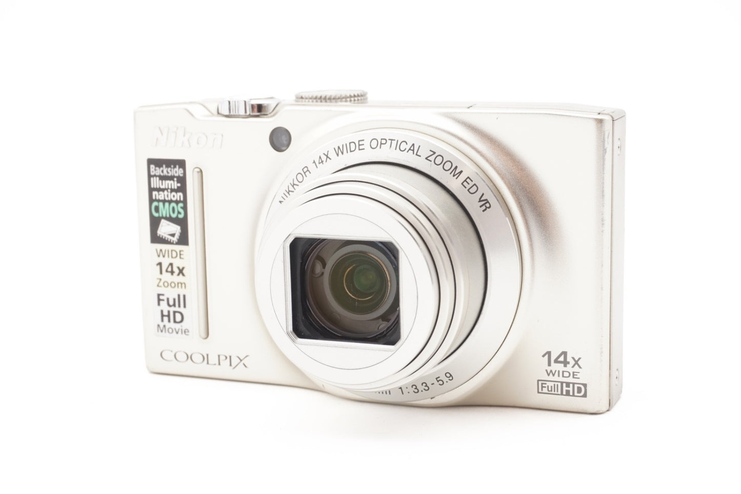 Nikon Coolpix S8200 Digitalkamera Kamera Kompaktkamera 14x Zoom - Refurbished