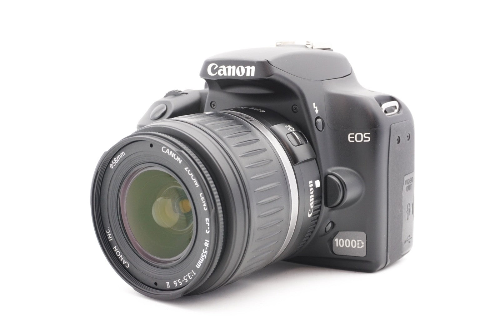 Canon EOS 1000D Digitalkamera Spiegelreflex Kamera + EF-S 18-55mm II Refurbished