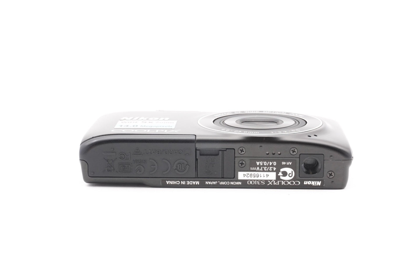 Nikon Coolpix S3100 Digitalkamera 14MP Kamera Schwarz Kompaktkamera Refurbished