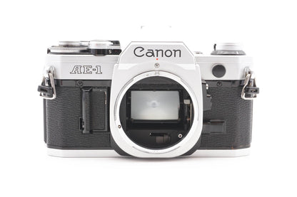 Canon AE-1 Kamera + 50mm Objektiv analoge Spiegelreflexkamera SLR - Gewartet