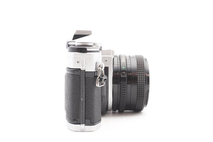 Canon AE-1 Kamera + 50mm Objektiv analoge Spiegelreflexkamera SLR - Gewartet