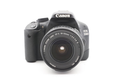 Canon EOS 550D DSLR Digitalkamera Kamera Kit 18-55mm Objektiv – Refurbished