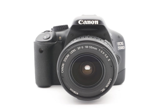 Canon EOS 550D DSLR Digitalkamera Kamera Kit 18-55mm Objektiv – Refurbished