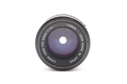 Canon FD 50mm f1.4 nFD Objektiv Prime Portrait Bokeh Lens AE-1 A-1 AV-1 T-90