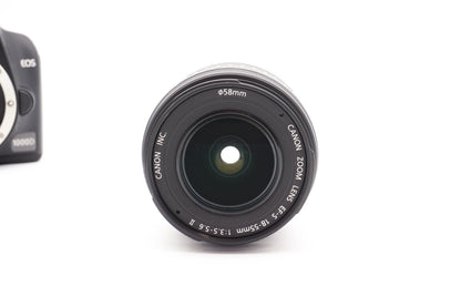 Canon EOS 1000D Digitalkamera Spiegelreflex Kamera + EF-S 18-55mm II Refurbished