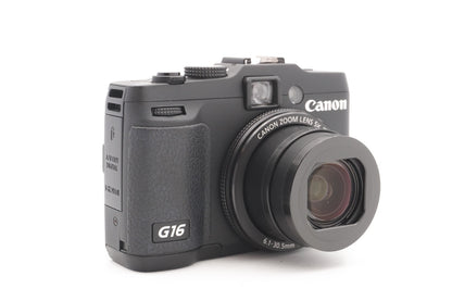 Canon PowerShot G16 Digitalkamera Kompaktkamera Kamera 12MP WLAN - Refurbished