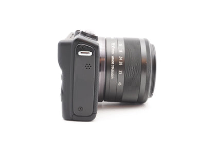 Canon EOS M100 Systemkamera Digitalkamera Kamera Kit 15-45mm Lens – Refurbished