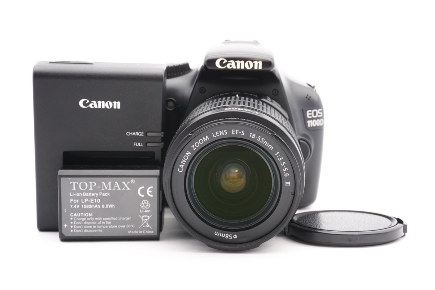 Canon EOS 1100D Digitalkamera Kamera DSLR + EF-S 18-55mm III Kit - Refurbished