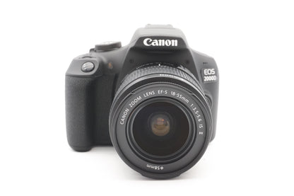 Canon EOS 2000D Digitalkamera + EF-S 18-55mm IS II Kamera DSLR | Refurbished