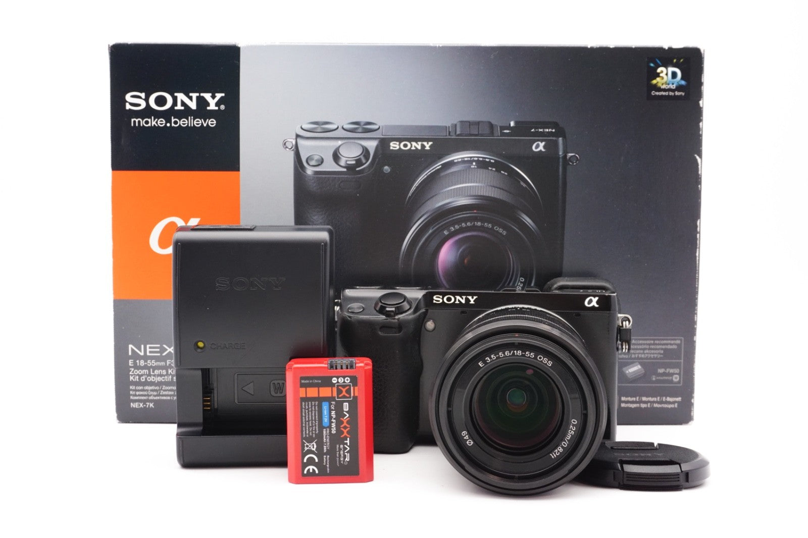 Sony NEX-7 Digitalkamera spiegellose Systemkamera Kit 18-55mm | Refurbished