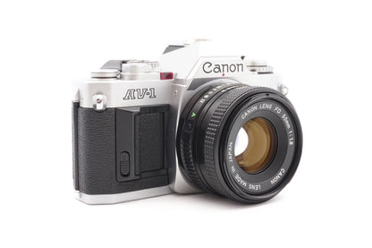 Canon AV-1 Kamera analoge Spiegelreflexkamera SLR + 35mm Objektiv - Gewartet