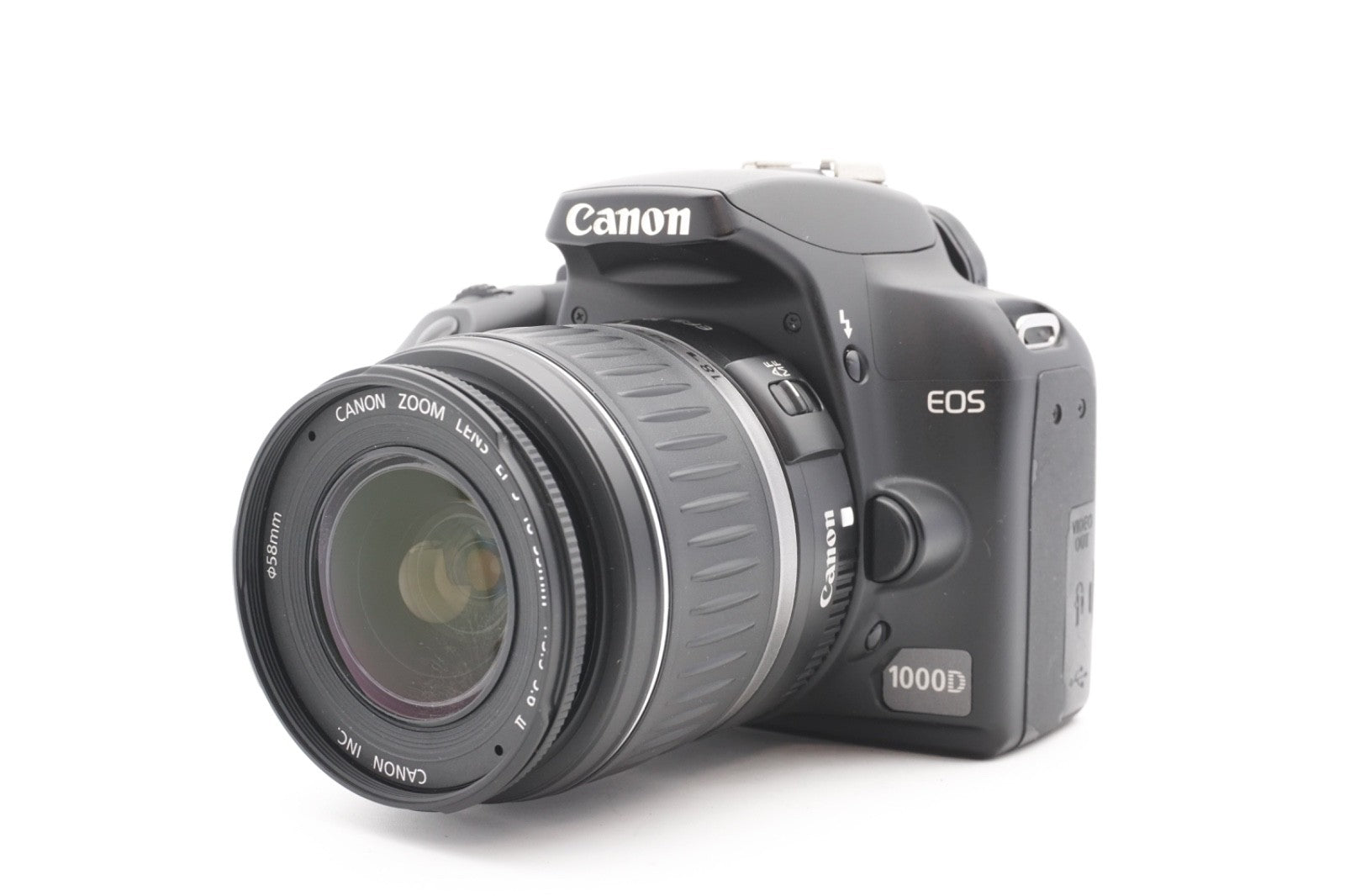 Canon EOS 1000D DSLR Digitalkamera Kamera Kit 18-55mm Objektiv – Geprüft