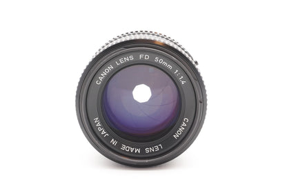 Canon FD 50mm f1.4 nFD Objektiv Prime Portrait Bokeh Lens AE-1 A-1 AV-1 T-90