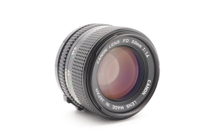 Canon FD 50mm f1.4 nFD Objektiv Prime Portrait Bokeh Lens AE-1 A-1 AV-1 T-90