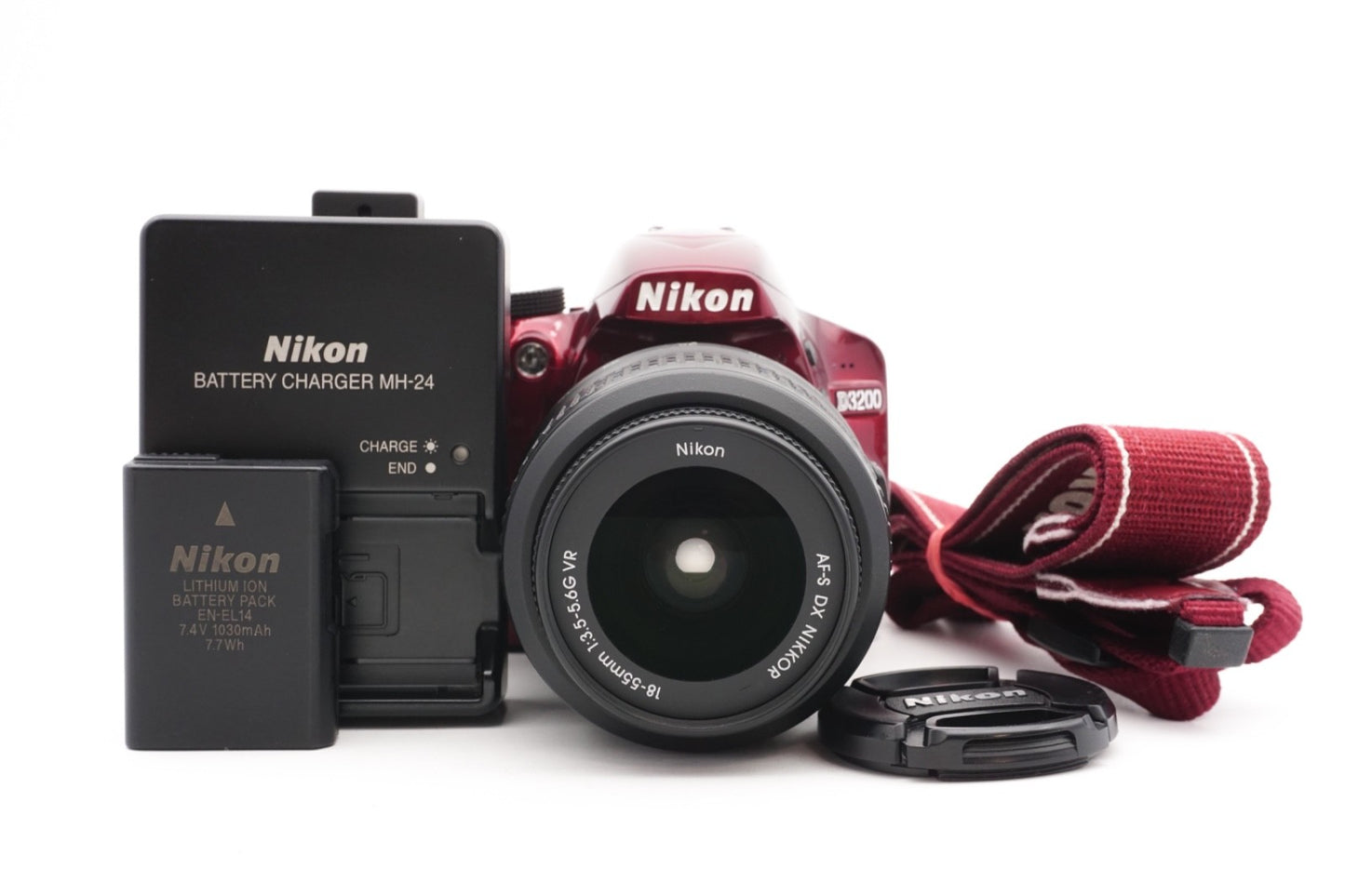 Nikon D3200 Digitalkamera Spiegelreflexkamera DSLR + AF-S 18-55mm - Refurbished