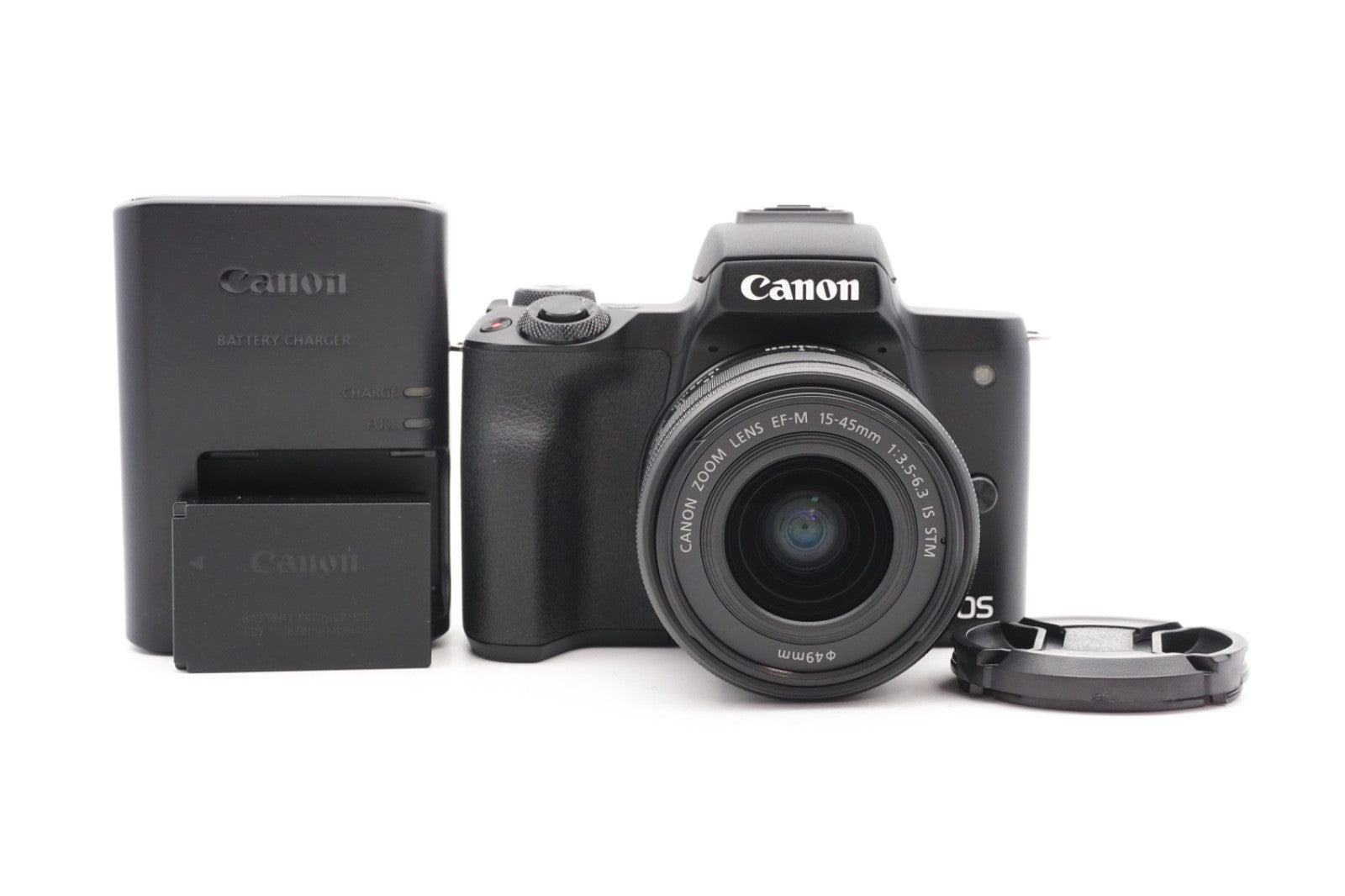 Canon EOS M50 Digitalkamera Systemkamera Kamera + EF-M 15-45mm STM – Refurbished