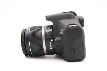 Canon EOS 2000D Digitalkamera DSLR Kamera + EF-S 18-55mm IS Kit | Refurbished