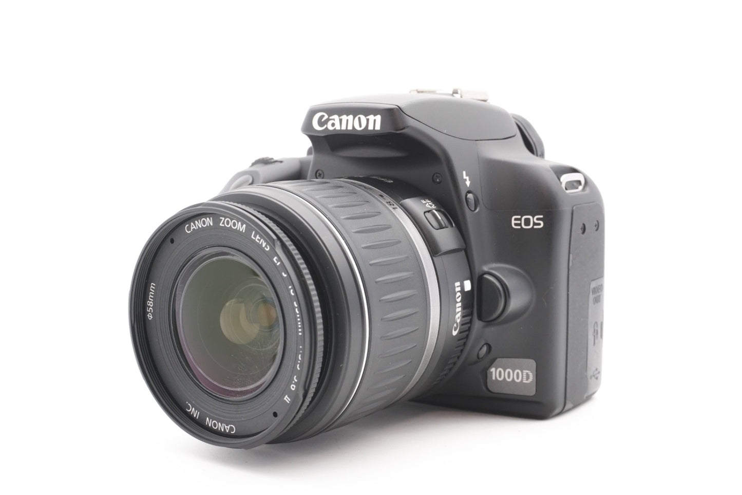 Canon EOS 1000D DSLR Digitalkamera Kamera Kit 18-55mm Objektiv – Geprüft