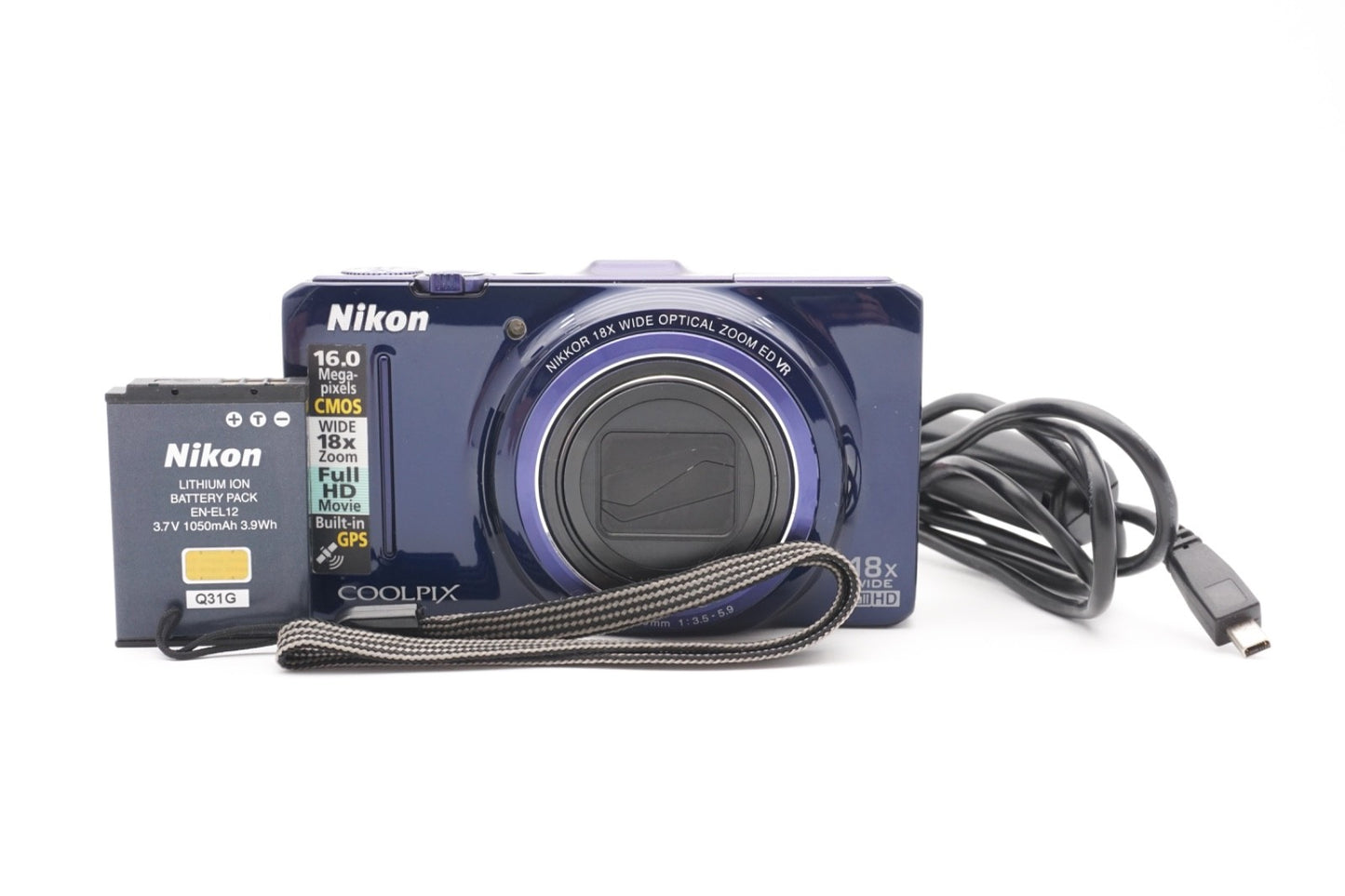 Nikon Coolpix S9300 Digitalkamera Kamera Kompaktkamera Reisezoom - Refurbished