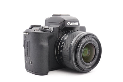 Canon EOS M50 Digitalkamera Systemkamera Kamera + EF-M 15-45mm STM – Refurbished
