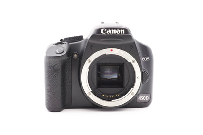 Canon EOS 450D DSLR Digitalkamera Kamera Kit 18-55mm IS Objektiv – Refurbished