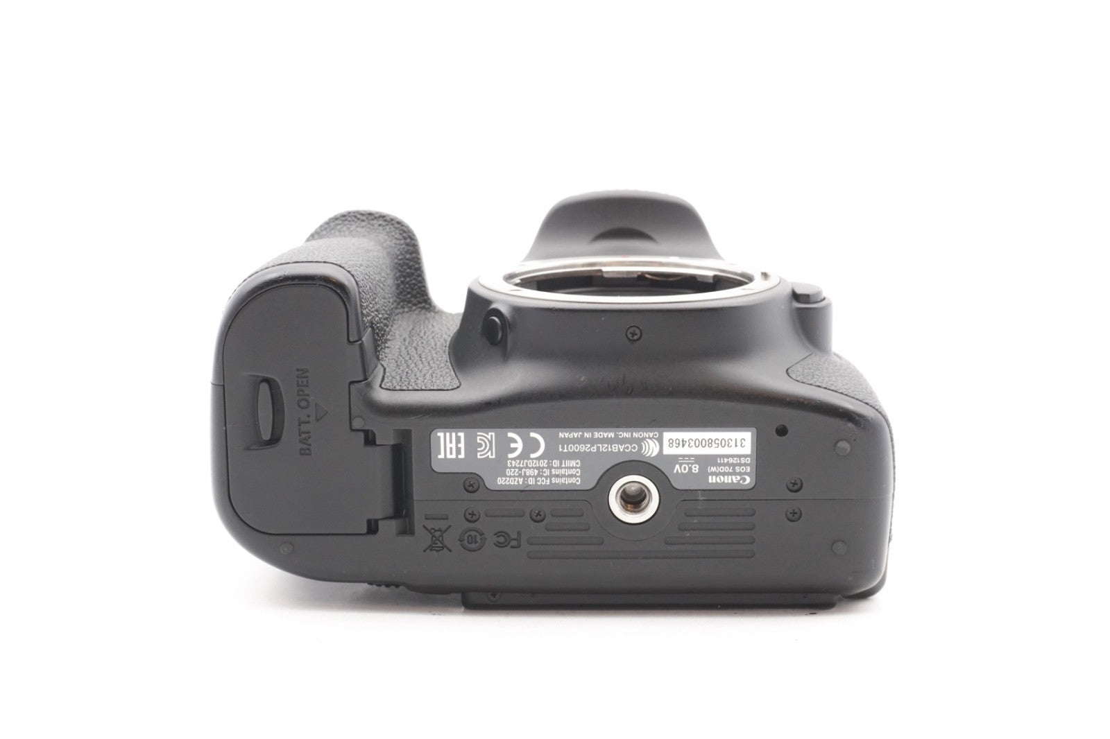 Canon EOS 70D DSLR Digitalkamera Kamera Kit EF-S 18-55mm Objektiv – Refurbished