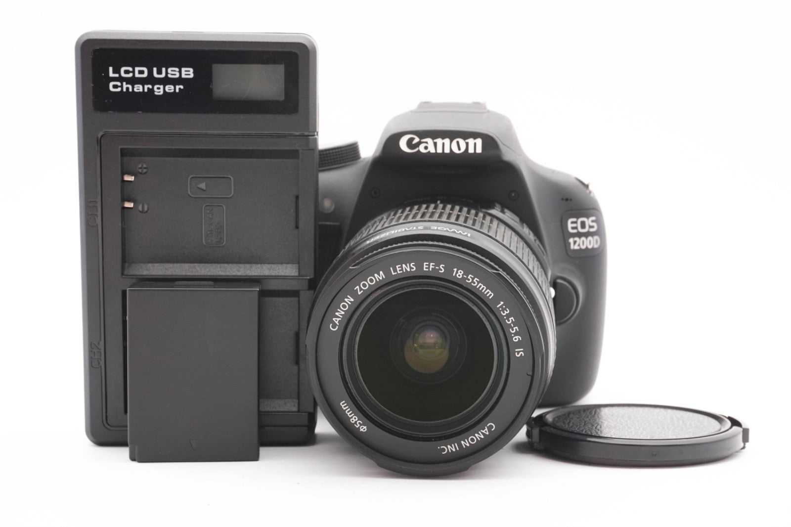 Canon EOS 1200D Digitalkamera + EF-S 18-55mm IS DSLR Kamera Kit - Refurbished