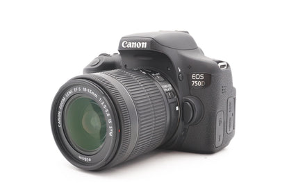 Canon EOS 750D Digitalkamera + EF-S 18-55mm IS STM Kamera DSLR Kit | Refurbished