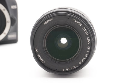 Canon EOS 1000D Digitalkamera Spiegelreflex Kamera + EF-S 18-55mm II Refurbished