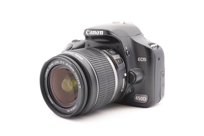Canon EOS 450D DSLR Digitalkamera Kamera Kit 18-55mm IS Objektiv – Refurbished