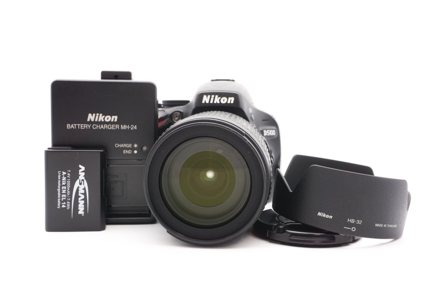 Nikon D5100 Digitalkamera Kamera DSLR + AF-S 18-105mm Objektiv – Refurbished