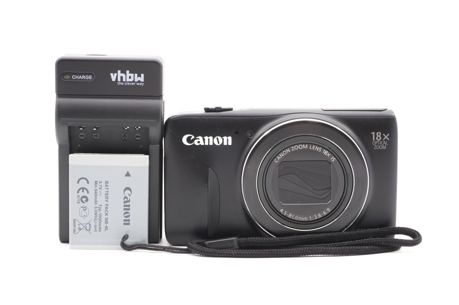 Canon PowerShot SX600 HS Digitalkamera Kompaktkamera Kamera 18x Zoom Refurbished