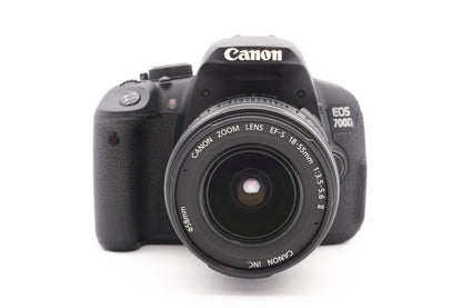 Canon EOS 700D Digitalkamera DSLR Kamera + EF-S 18-55mm II Kit | Refurbished