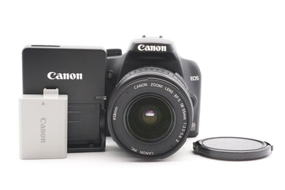 Canon EOS 1000D DSLR Digitalkamera Kamera Kit 18-55mm Objektiv – Geprüft