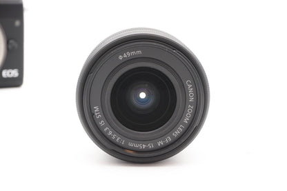 Canon EOS M100 Systemkamera Digitalkamera Kamera Kit 15-45mm Lens – Refurbished