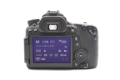 Canon EOS 70D DSLR Digitalkamera Kamera Kit EF-S 18-55mm Objektiv – Refurbished