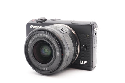 Canon EOS M100 Systemkamera Digitalkamera Kamera Kit 15-45mm Lens – Refurbished