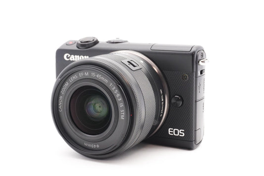 Canon EOS M100 Systemkamera Digitalkamera Kamera Kit 15-45mm Lens – Refurbished