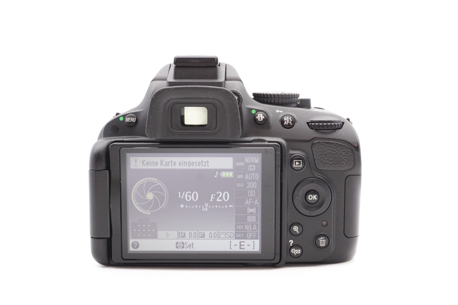 Nikon D5100 Digitalkamera + AF-S 18-55mm G VR Spiegelreflex Kamera – Refurbished