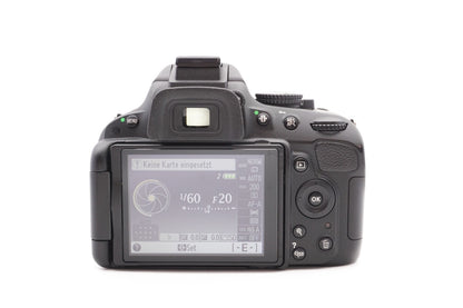 Nikon D5100 Digitalkamera + AF-S 18-55mm G VR Spiegelreflex Kamera – Refurbished