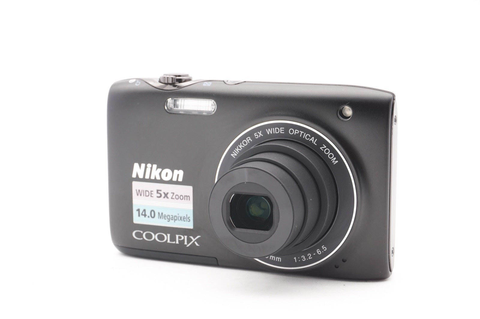 Nikon Coolpix S3100 Digitalkamera 14MP Kamera Schwarz Kompaktkamera Refurbished