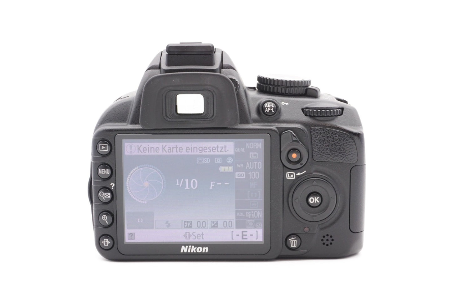 Nikon D3100 Digitalkamera Body DSLR Spiegelreflex Kamera | Refurbished