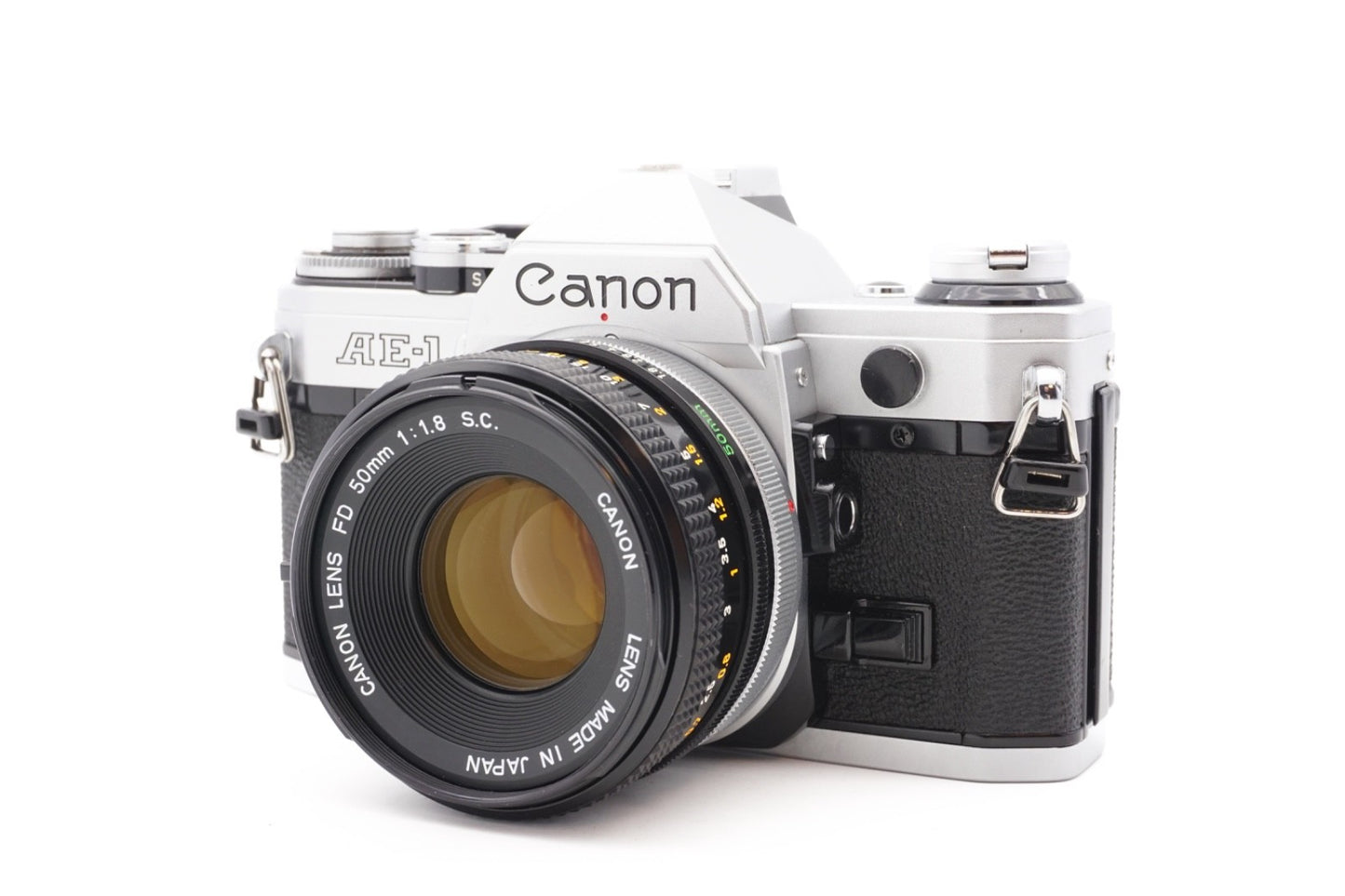 Canon AE-1 Kamera + 50mm Objektiv analoge Spiegelreflexkamera SLR - Gewartet