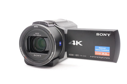 Sony FDR-AX43 4K Camcorder Videokamera 20x Zoom Stabilisierung – Refurbished