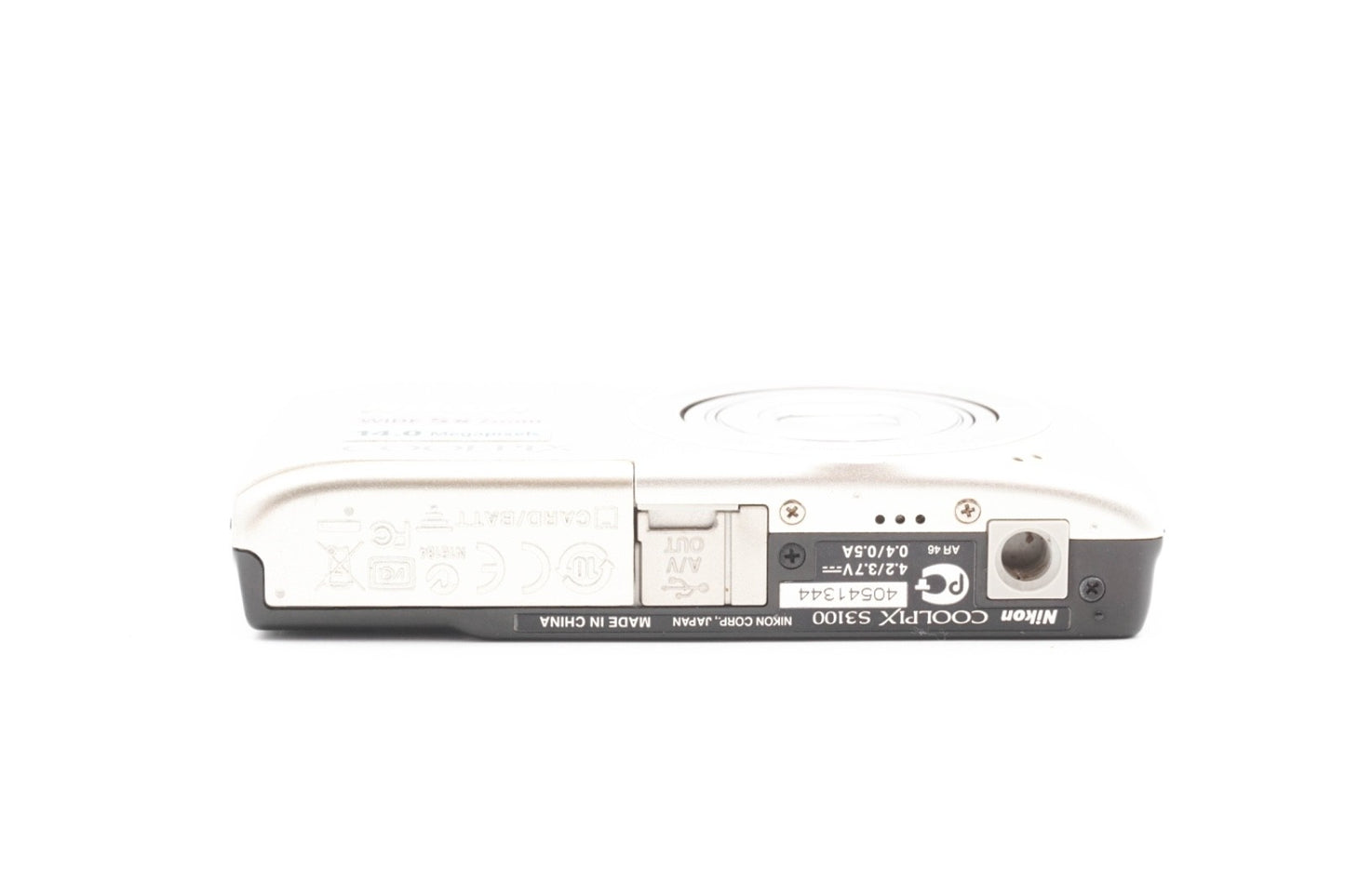 Nikon Coolpix S3100 Digitalkamera 14MP Kamera Silber Kompaktkamera - Refurbished