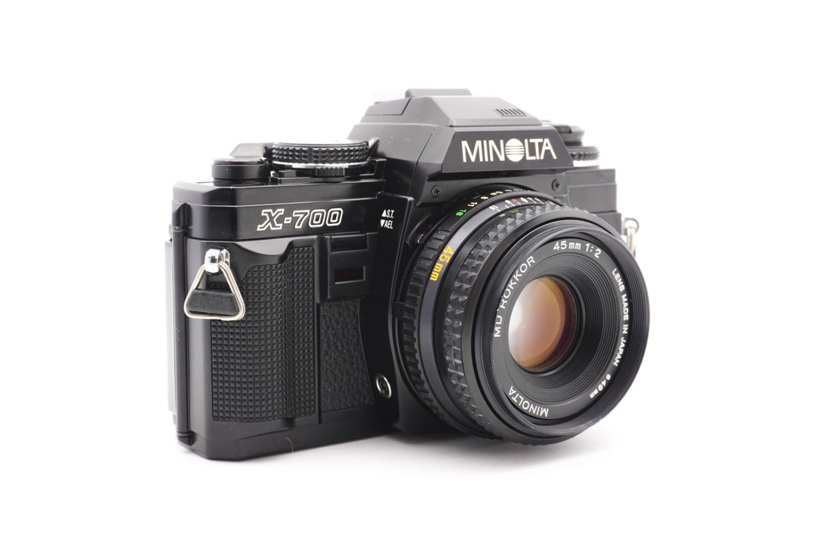 Minolta X-700 Kamera + 45mm f2 Lens analoge Spiegelreflexkamera SLR - Gewartet