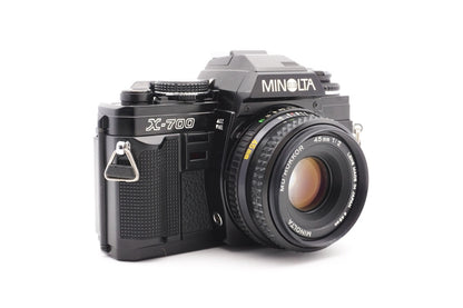 Minolta X-700 Kamera + 45mm f2 Lens analoge Spiegelreflexkamera SLR - Gewartet